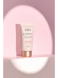 d'alba piedmont UV essence Waterfull + tone up pink correcting 4.webp